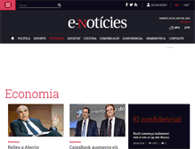 Tablet Screenshot of economia.e-noticies.cat