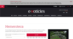 Desktop Screenshot of hemeroteca.e-noticies.cat