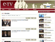 Tablet Screenshot of e-noticies.tv