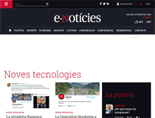 Tablet Screenshot of noves-tecnologies.e-noticies.cat