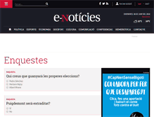 Tablet Screenshot of enquestes.e-noticies.cat