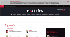 Desktop Screenshot of opinio.e-noticies.cat