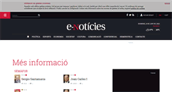 Desktop Screenshot of informacio.e-noticies.cat